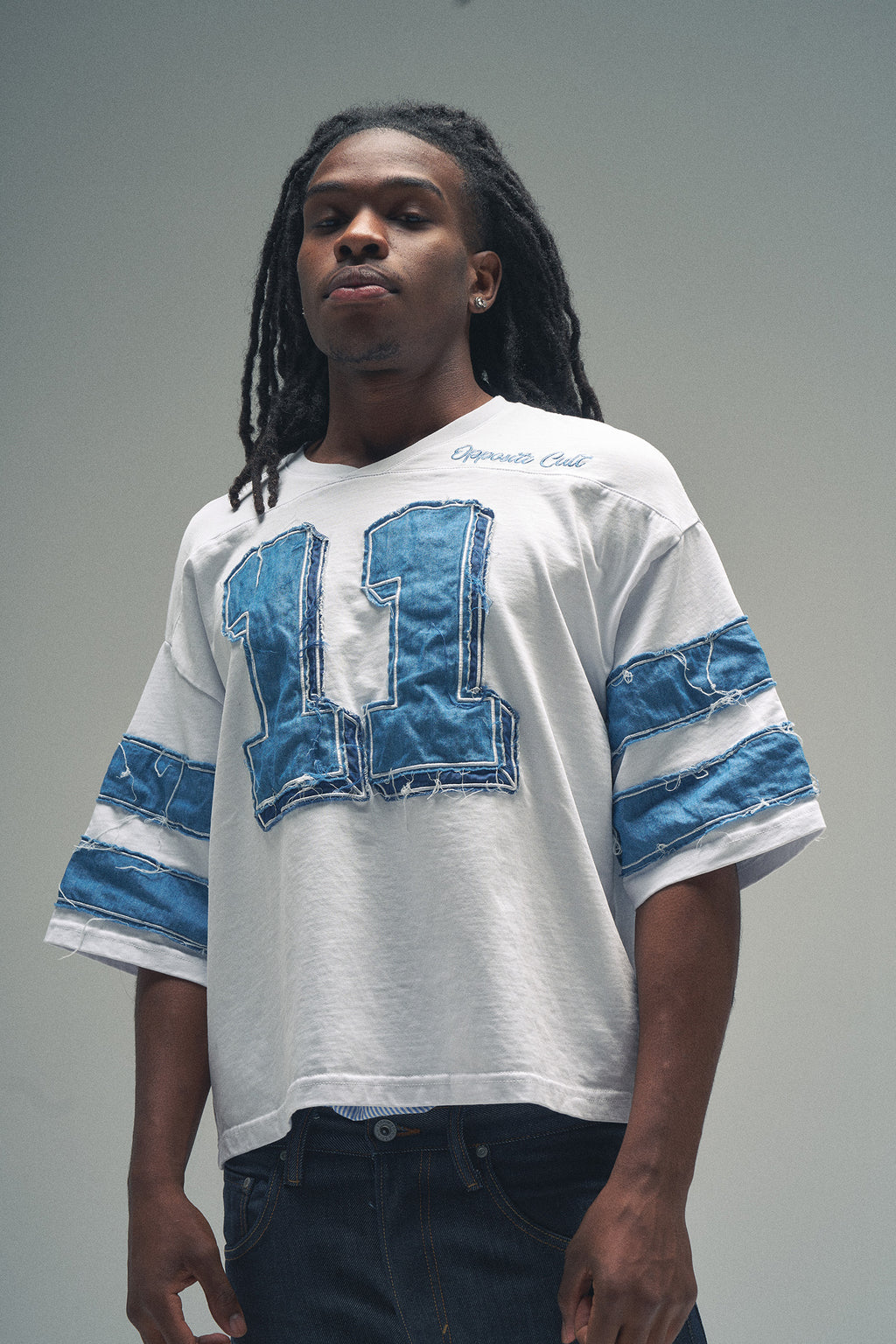 WHITE OPPOSITE JERSEY
